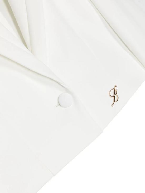  [키즈] 미스블루마린 자켓 IA4019T2200 10602 White - MISS BLUMARINE