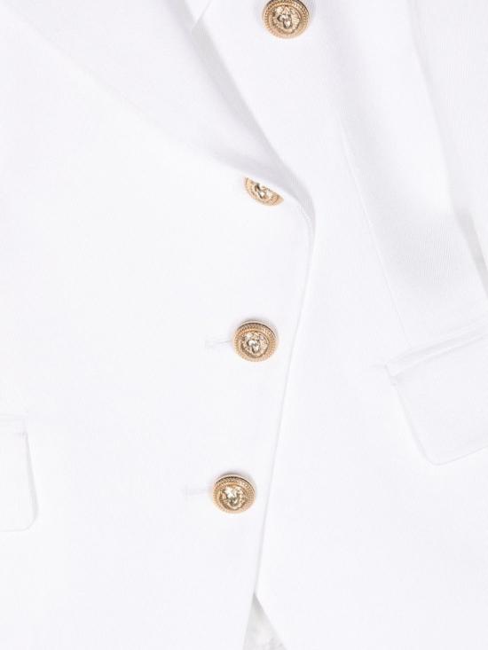 24FW [키즈] 발망 자켓 BU2B34 I0192 100 White - BALMAIN