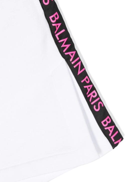  [주니어] 발망 쇼츠/버뮤다 BU6B89 Z0001 100FU White - BALMAIN