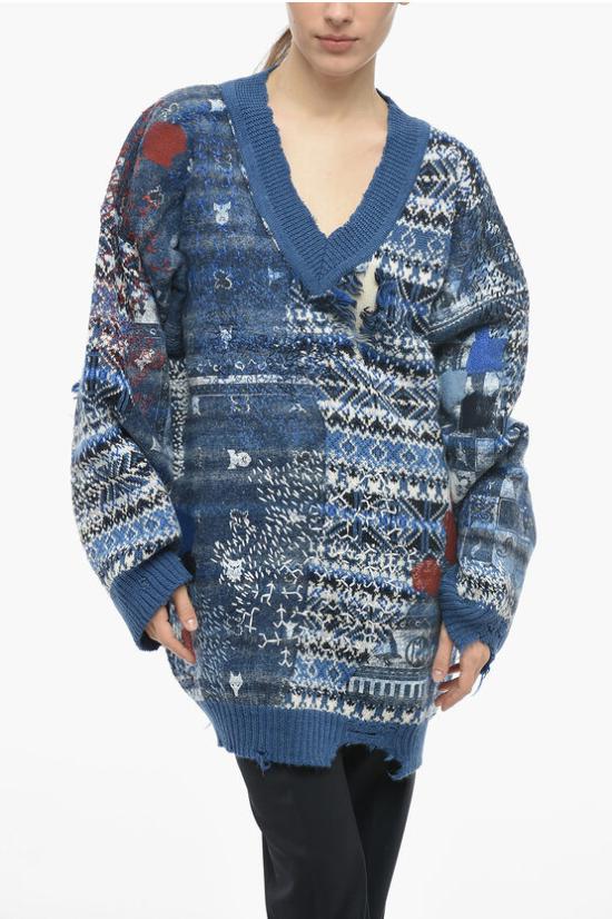  마르지엘라 스웨터 S31GP0095 S17906 001J Light blue