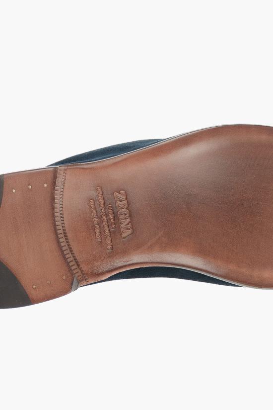  에르메네질도제냐 드레스 슈즈 A4675Z LHCAC MNA Blue - ERMENEGILDO ZEGNA