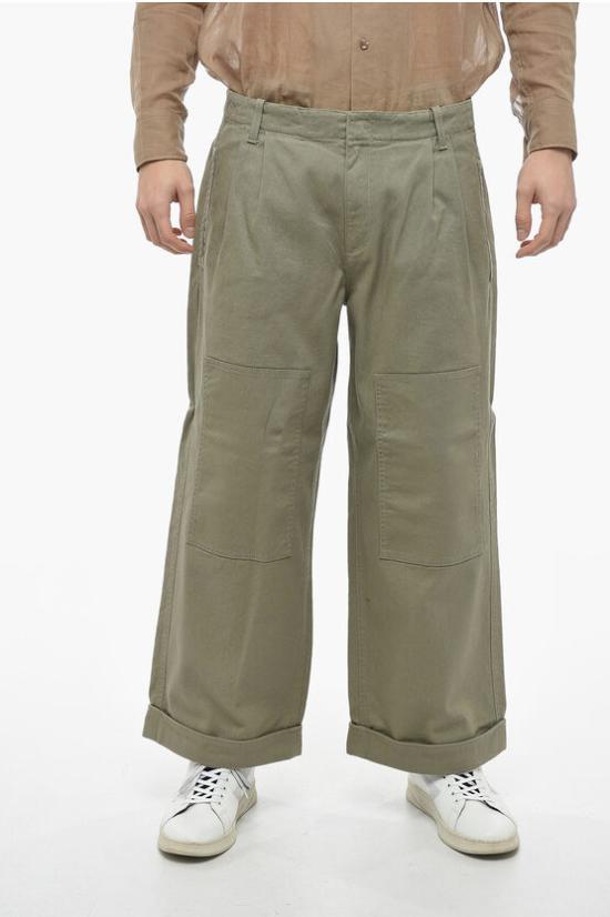  에트로 카고 팬츠 1W7801359 505 Military Green