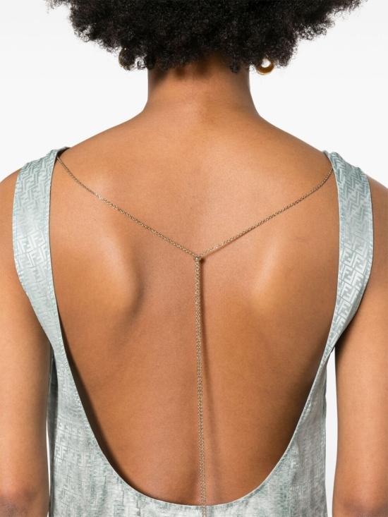  펜디 롱 원피스 FDD027 ARUF F08S8 PALE BLUE - FENDI