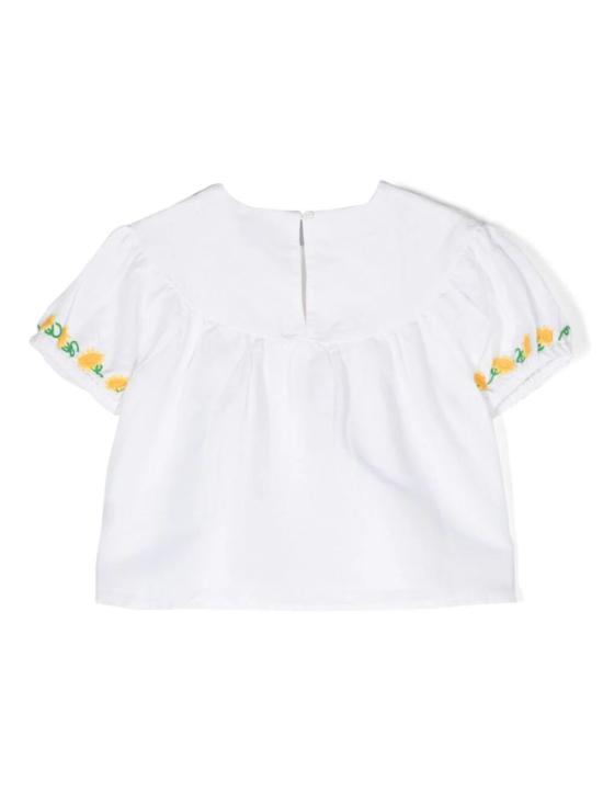24SS [주니어] 스텔라 맥카트니 블라우스 TU5A31 Z0138 100 WHITE - STELLA MCCARTNEY