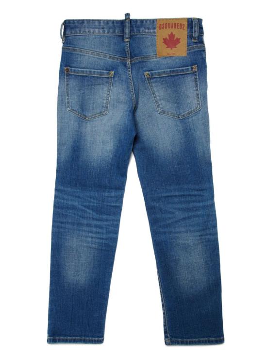  [키즈] 디스퀘어드2 스트레이트 팬츠 DQ0731D0A6MD2P438U DQ01 - DSQUARED2