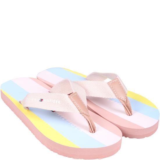  [키즈] 타미힐피거 플립플랍 T3A8 33293 0058A366 MULTICOLOR - TOMMY HILFIGER