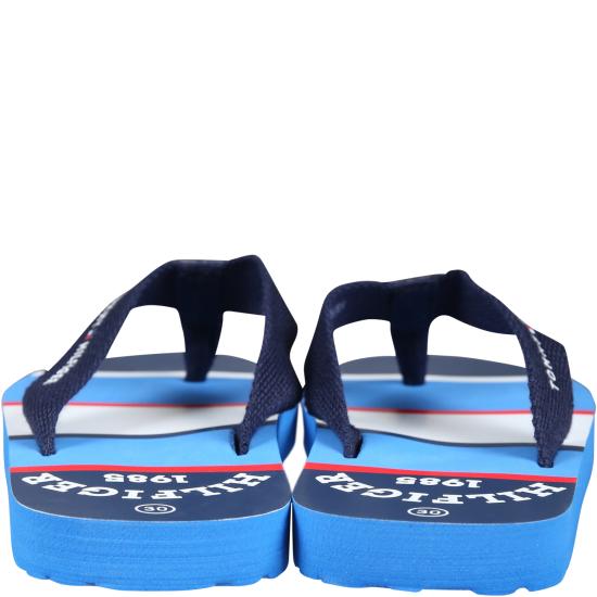  [키즈] 타미힐피거 플립플랍 T3B8 33447 0058800 BLUE - TOMMY HILFIGER