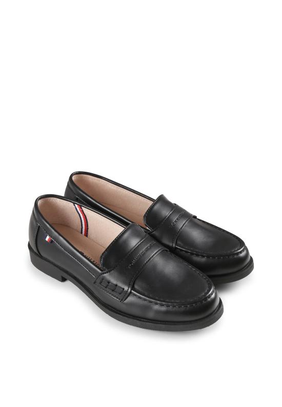 25FW [키즈] 타미힐피커 모카신 T3B4 33173 1355999 BLACK - TOMMY HILFIGER