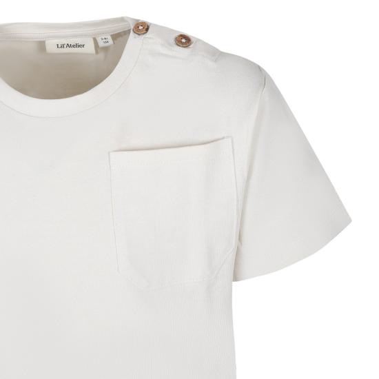  [키즈] 릴 아뜰리에 티셔츠 13228112 TURTLEDOVE IVORY - LIL ATELIER