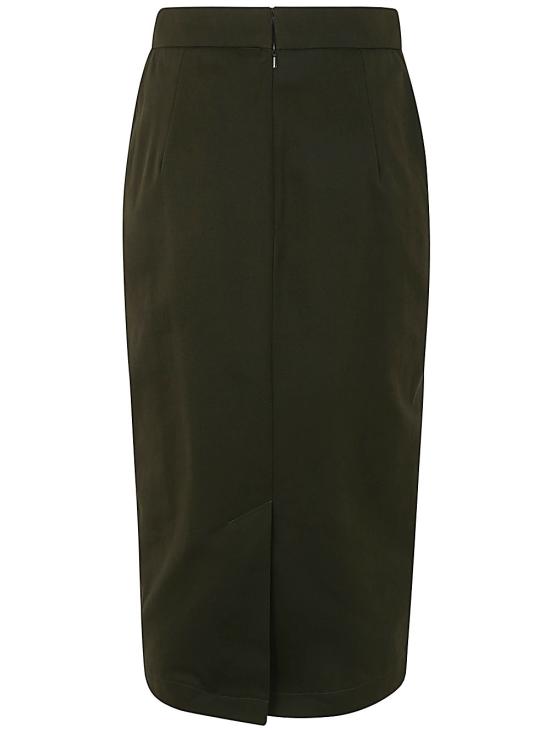  막스마라 미디 스커트 2411101183600 003 KHAKI - MAX MARA