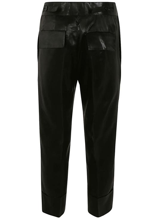  사피오 가죽 팬츠 N7 TWILL D BLACK - SAPIO