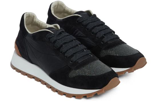 24FW 브루넬로 쿠치넬리 스니커즈 MZSFG1960 C101 Black - BRUNELLO CUCINELLI