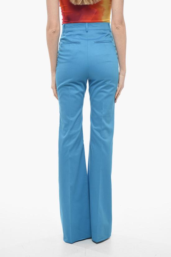  스포트막스 스트레이트 스트레이트 팬츠 21310721600 008 Blue - SPORTMAX