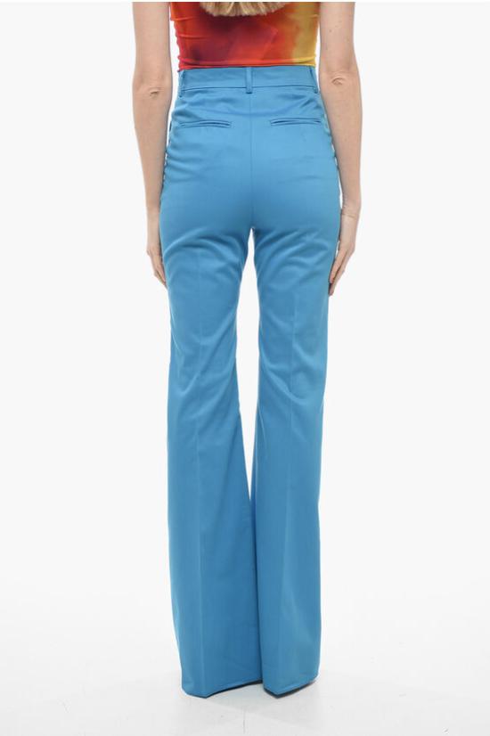  스포트막스 스트레이트 스트레이트 팬츠 21310721600 008 Blue - SPORTMAX