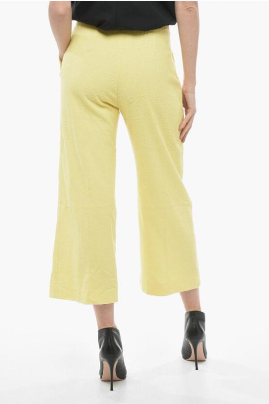  파투 크롭 팬츠 TR0010134 213M Yellow - PATOU