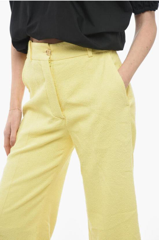  파투 크롭 팬츠 TR0010134 213M Yellow - PATOU