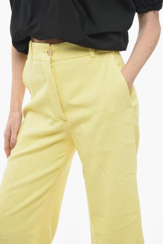  파투 크롭 팬츠 TR0010134 213M Yellow - PATOU