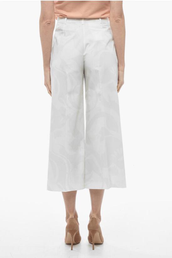  에트로 스트레이트 크롭 팬츠 12233 White - ETRO