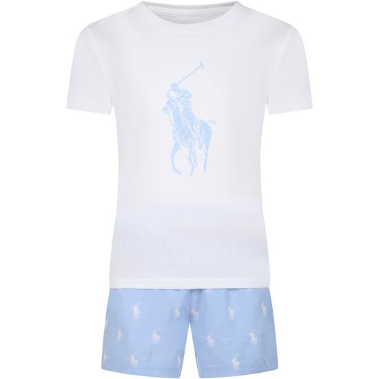 26FW [주니어] 랄프 로렌 라운지 웨어 24SMRL3P0146 BCR LIGHT BLUE