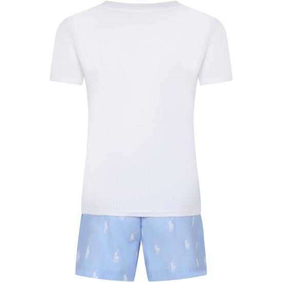 26FW [주니어] 랄프 로렌 라운지 웨어 24SMRL3P0146 BCR LIGHT BLUE - RALPH LAUREN