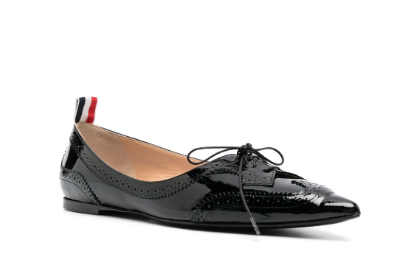  톰브라운 플랫 슈즈 FFF164A 00216001 Black - THOM BROWNE