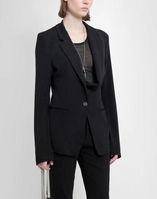  앤 드뮐미스터 자켓 B0011876FA433 099 BLACK - ANN DEMEULEMEESTER