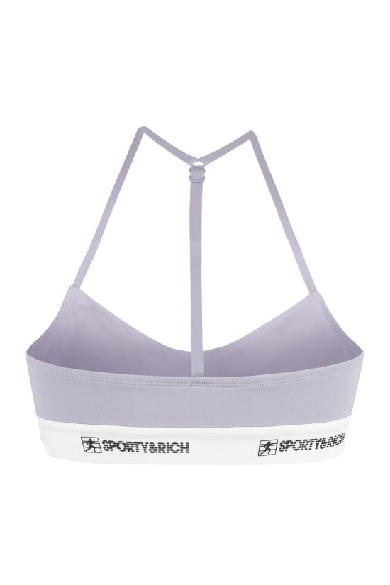  스포티앤리치 민소매 티셔츠 BR831LI LILACBLACK Lilac - SPORTY & RICH