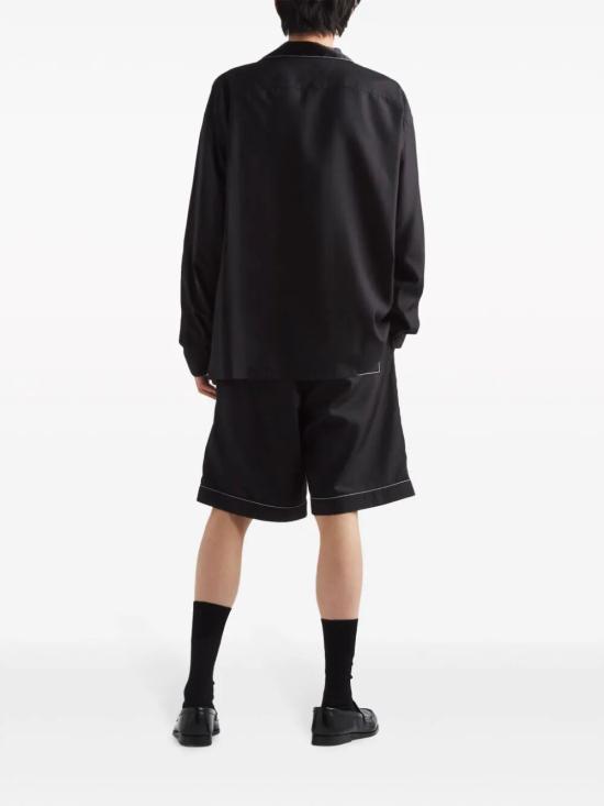  프라다 긴팔 긴팔 셔츠 SC737SOOO 10HX F0002 NERO - PRADA