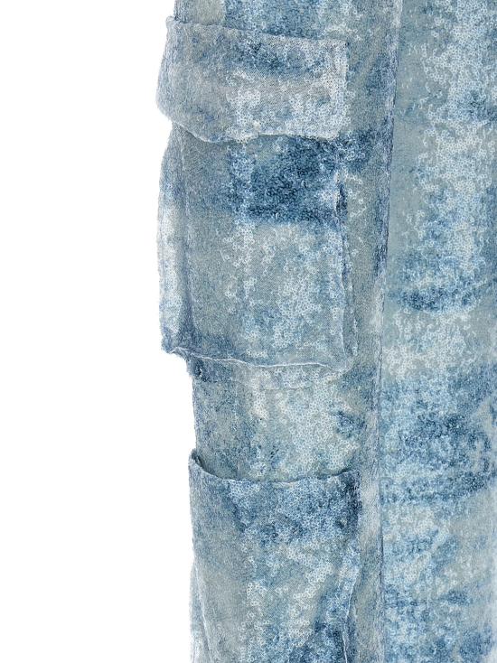  르 트윈스 스트레이트 트레이닝/조거 팬츠 ROBIDENIMCELESTE - LE TWINS