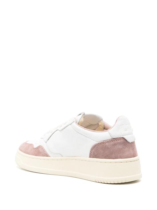  오트리 메달리스트 로우 레더 스니커즈 AULWGS28 GOAT SUEDE WHT NUDE - AUTRY