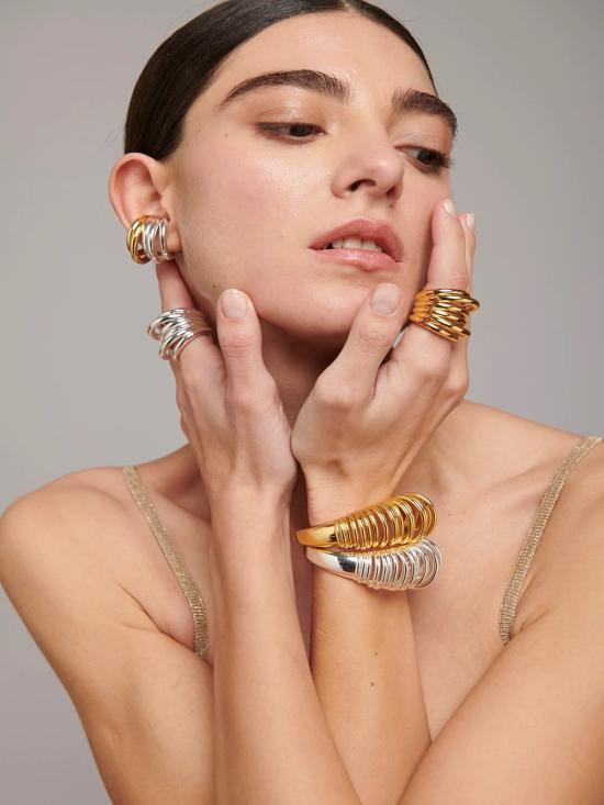  페데리카 토시 싱글 이어링 FT24EA09G GOLD 18K PLATED - FEDERICA TOSI