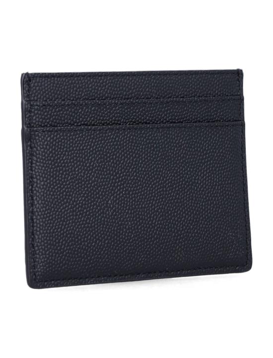 26FW 생로랑 그랑 드 뿌드르 엠보스드 레더 카드 케이스 375946BTY0N 1000 - SAINT LAURENT