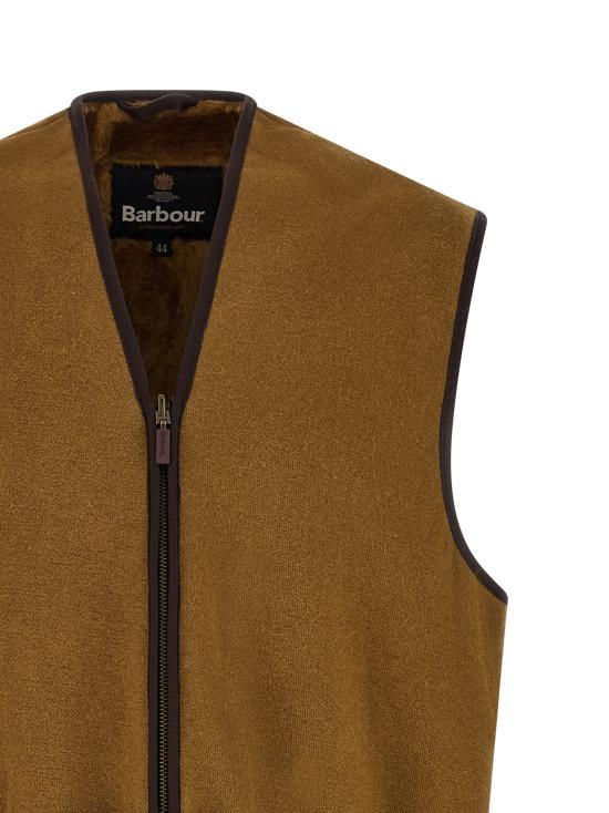 26FW 바버 웜 파일 웨이스트코트 집 인 라이너 MLI0004MLI1BR31 Brown - BARBOUR