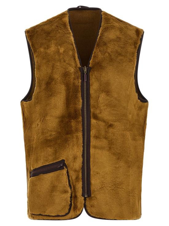 26FW 바버 웜 파일 웨이스트코트 집 인 라이너 MLI0004MLI1BR31 Brown - BARBOUR
