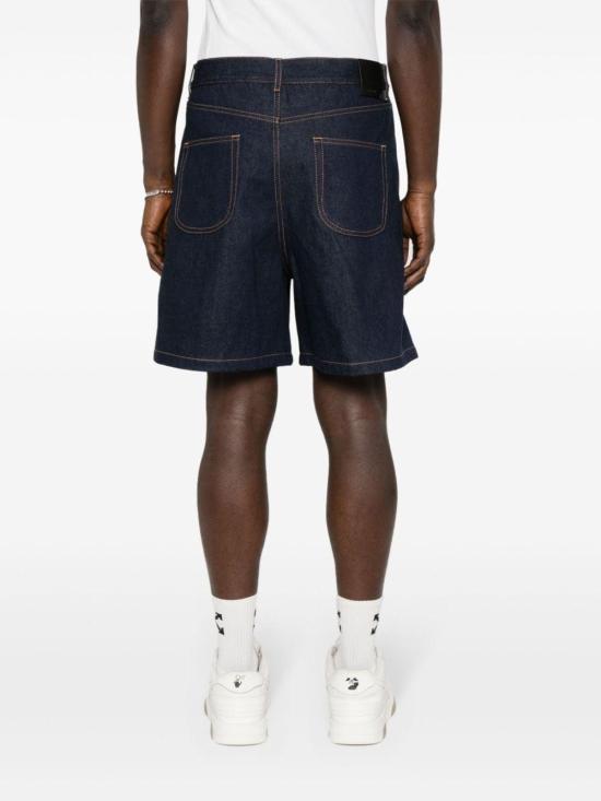  오프화이트 데님 숏팬츠 OMYC021S24DEN002 BLUE - OFF WHITE