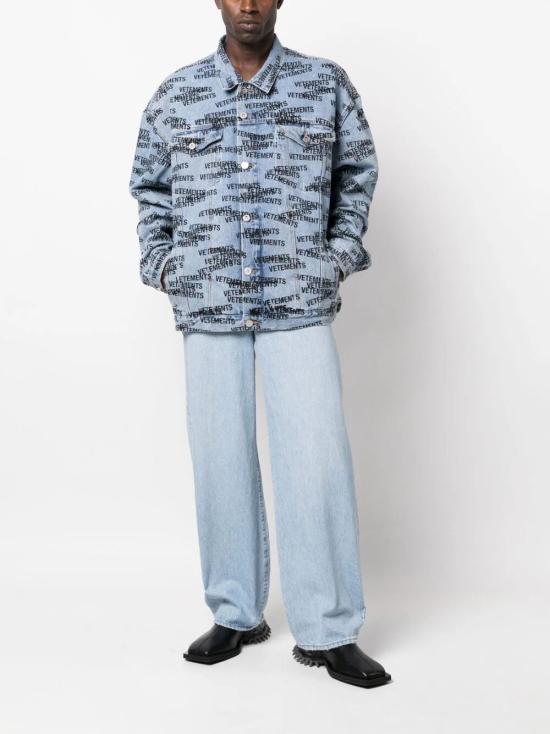  베트멍 자켓 UE54JA280N LIGHT BLUE - VETEMENTS