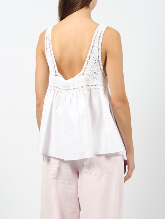  파로쉬 민소매 티셔츠 D313019 CANYOX24 001 BIANCO - PAROSH