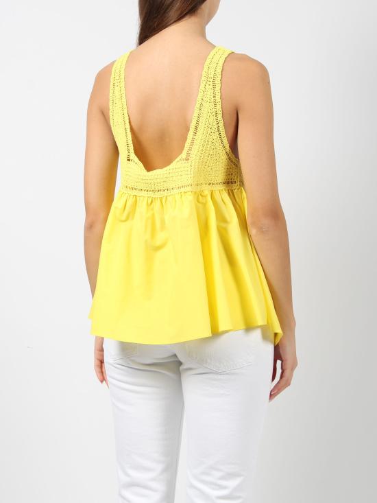  파로쉬 민소매 티셔츠 D313019 CANYOX24 016 GIALLO - PAROSH