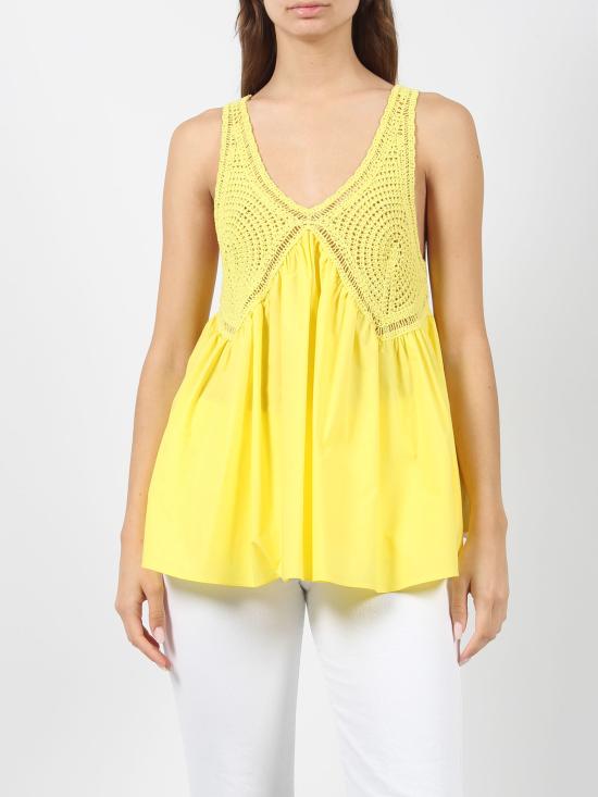  파로쉬 민소매 티셔츠 D313019 CANYOX24 016 GIALLO - PAROSH