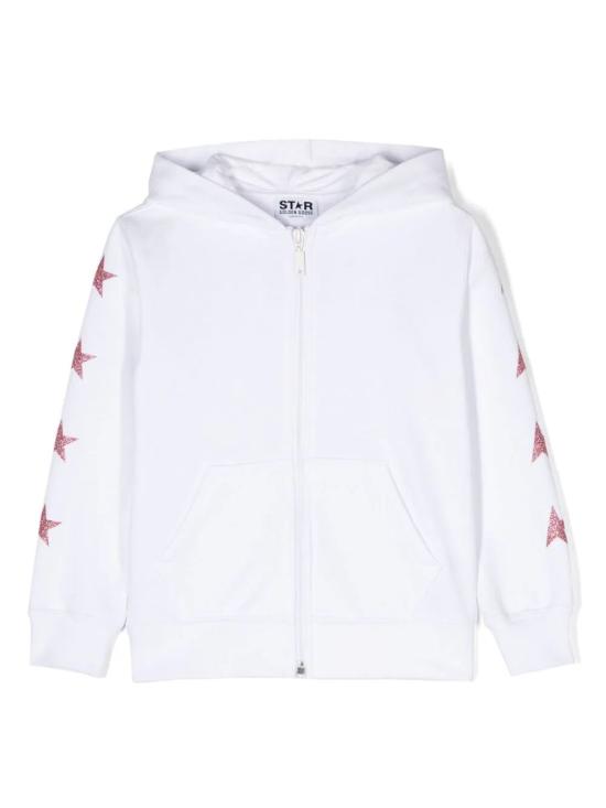  [주니어] 골든구스 트레이닝 상의 GKP01770 P000906 11793 WHITE GOLD PINK