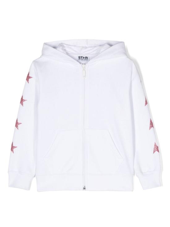  [키즈] 골든구스 트레이닝 상의 GKP01770P000906 11793 WHITE GOLD PINK