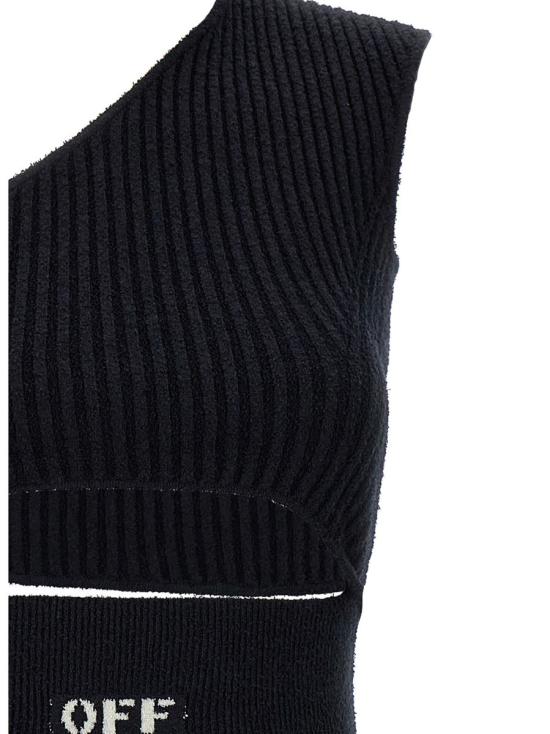  오프화이트 숏 스커트 OWHI072S23KNI00110011001 Black - OFF WHITE