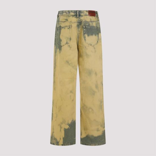  드리스 반 노튼 데님 스트레이트 팬츠 2410209118449 YELLOW ORANGE - DRIES VAN NOTEN
