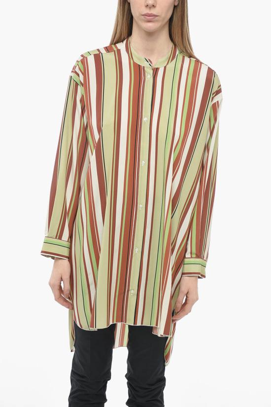  Mr. Mrs. Shirt 블라우스 GIOIASILKREDWOOD Green