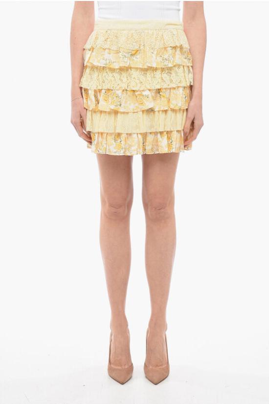  러브쉐이크팬시 숏 스커트 LS6141420LMDRM Yellow