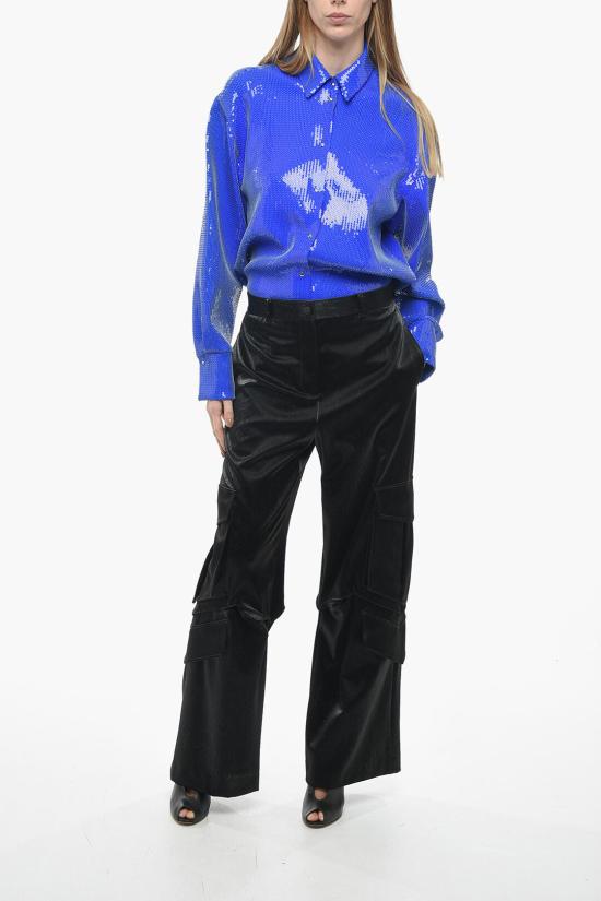  엠에스지엠 스트레이트 팬츠 3342MDP119A227800 99 Black - MSGM