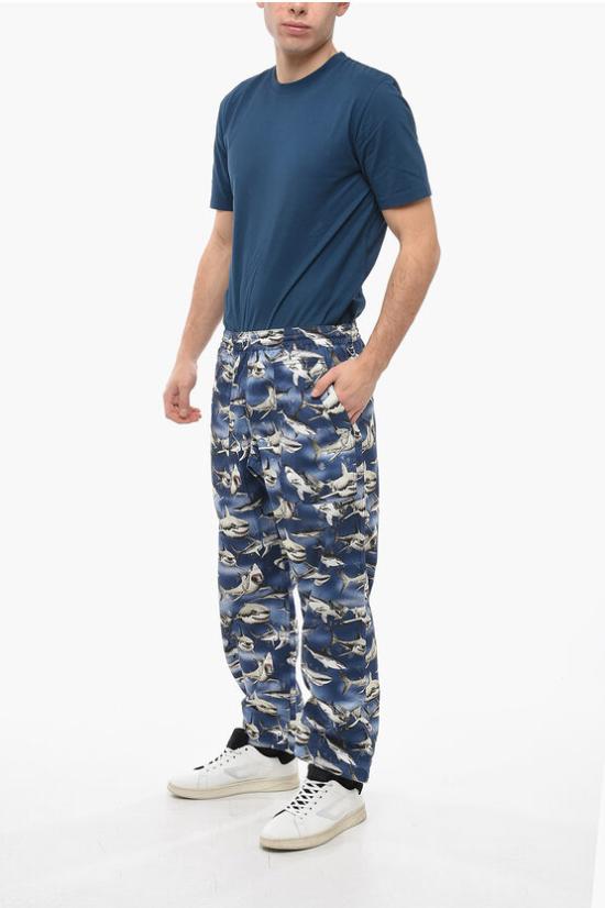  팜앤젤스 스트레이트 팬츠 PMCA129S23FAB002 4510 Blue - PALM ANGELS