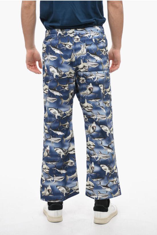  팜앤젤스 스트레이트 팬츠 PMCA129S23FAB002 4510 Blue - PALM ANGELS