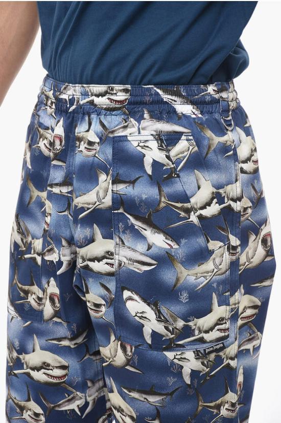  팜앤젤스 스트레이트 팬츠 PMCA129S23FAB002 4510 Blue - PALM ANGELS