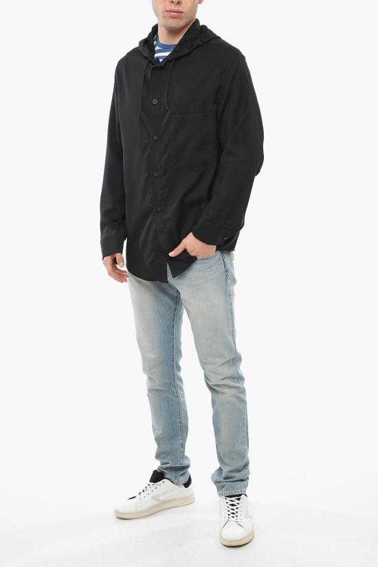  헤보 긴팔 긴팔 셔츠 PESCOLUSED740 2517 Black - HEVO